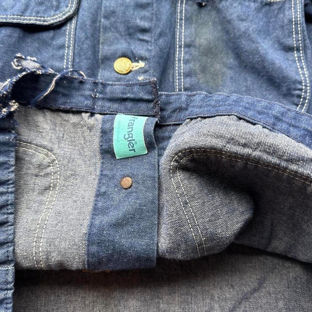 Vintage Distressed‎ Wrangler Chore Jacket 60s - Picture 4 of 6